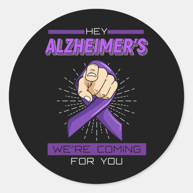 Adesivo Heimerheimer Disease Brain Memory Perda de memória (Frente)
