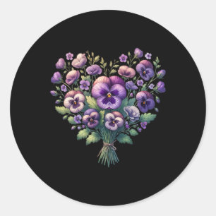 Adesivo Heimerheimer Pansor Floral Púrpura Demência Heimer