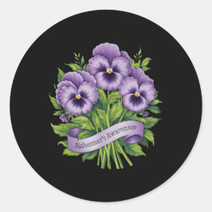 Adesivo Heimerheimer Pansor Floral Púrpura Demência Heimer