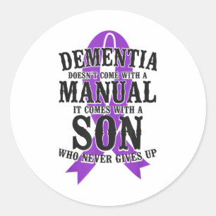 Adesivo Heimers Dementia Pai de apoio à conscientização Mã