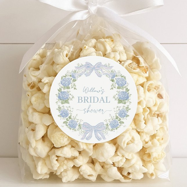 Adesivo Heirloom Hydrangea Bridal Shower Stickers (Criador carregado)