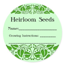 Heirloom Seeds Pacote de Semente Personalizado de
