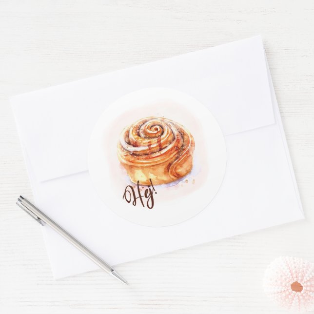Adesivo Hej! Kanelbullar Fika Sticker (Envelope)