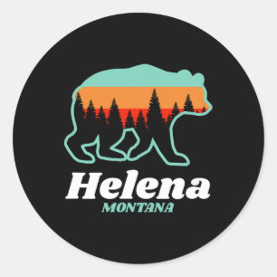 Adesivo Helena Montana Pescando Snowboard Bear