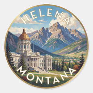 Adesivo Helena Montana Viagem pelas Montanhas Rochosas 🏔