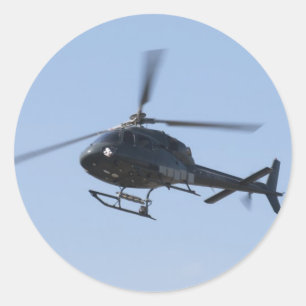 Adesivo Helicóptero voador