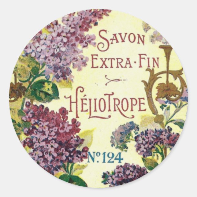 Adesivo Heliotrope Savon Stickers (Frente)