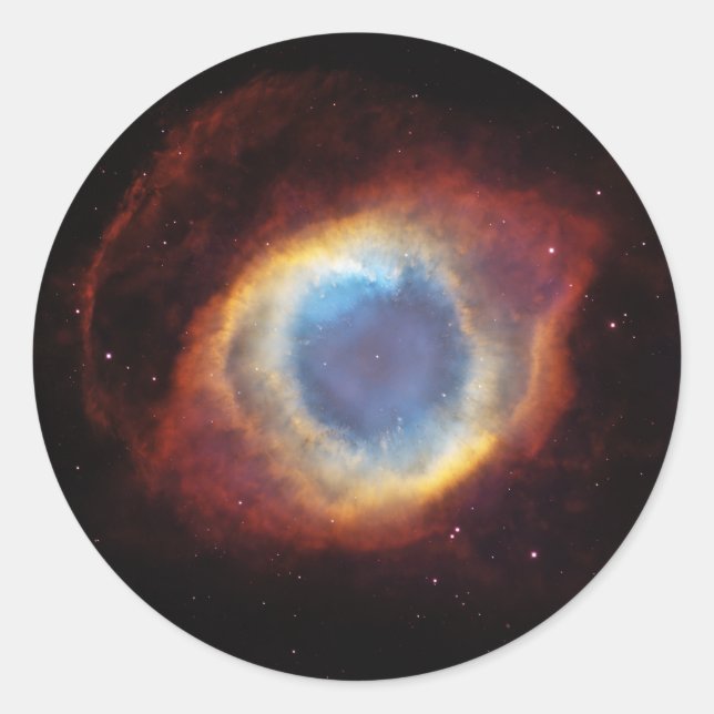 Adesivo Helix Nebula NGC 7293 Caldwell 63 (Frente)