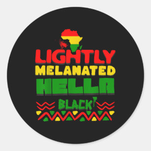 Adesivo Hella Black History Melanin African Pride