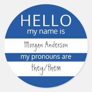 Adesivo HELLO Personalizado Meu Nome Pronounounes É