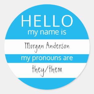 Adesivo HELLO Personalizado Meu Nome Pronounounes É
