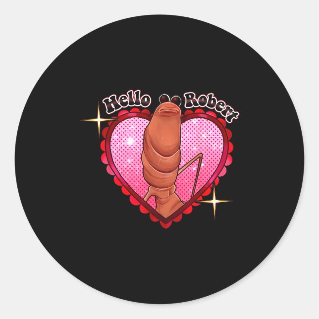 Adesivo Hello Robert It's Ing Me Off Marcus The Worm  (Frente)