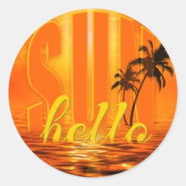 Adesivo Hello Sun Travel