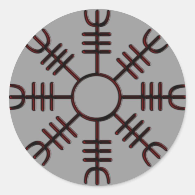 Adesivo Helm do Awe Red Glow Sticker (Frente)
