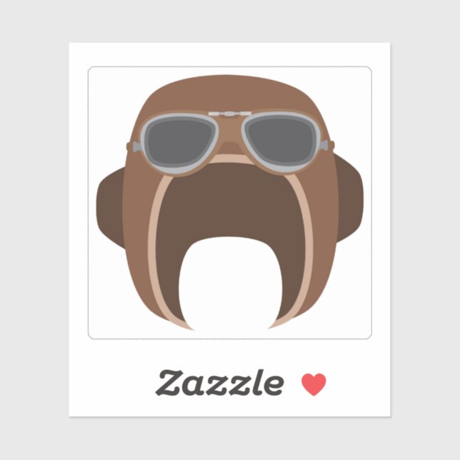 Adesivo Helmet Piloto (Folha)