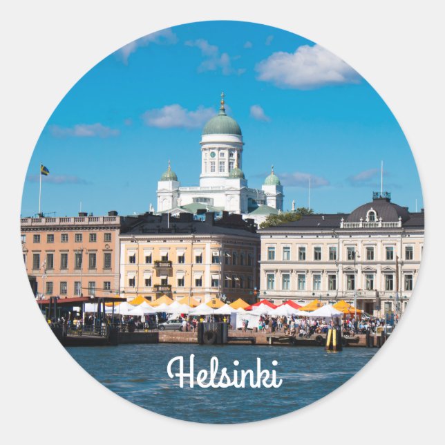 Adesivo Helsinki Skyline (Frente)
