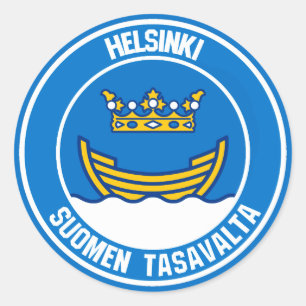 Adesivo Helsínquia Round Emblem