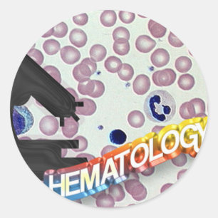 Adesivo HEMATOLOGIA - tecnologia médica - laboratório