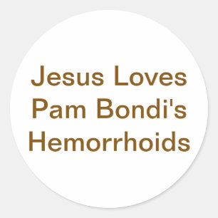 Adesivo Hemoroide de Bondi Jesus Hankamer Artjunkhaus Yum