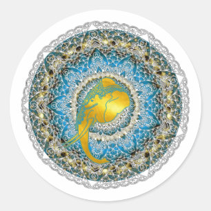 Adesivo Henna Elephant Mandala Ganesha Mindful Gifts