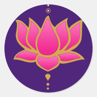 Adesivo Henna Lotus Pink Sticker