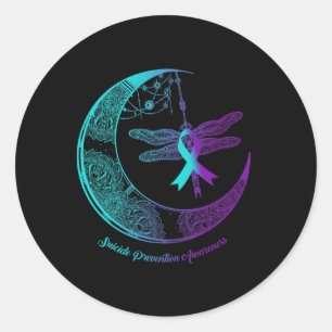 Adesivo Henna Moon Dragonfly Sensibilização para a Prevenç