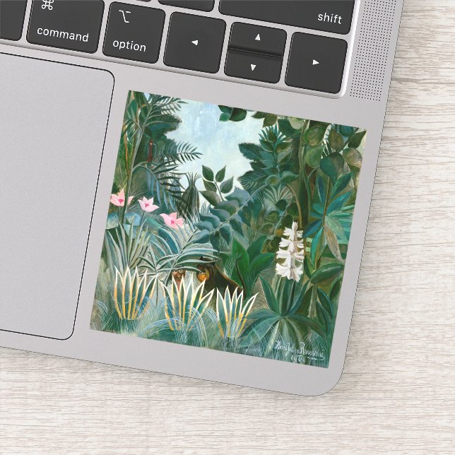 Adesivo Henri Rousseau - A Selva Equatorial (Detalhe)