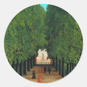 Adesivo Henri Rousseau, Avenida no Parque em Saint Cloud