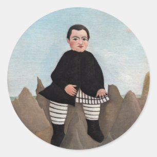 Adesivo Henri Rousseau - Menino nas Rochas