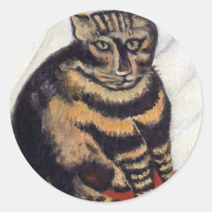Adesivo Henri Rousseau - O Gato Tigre ( Le Chat Tigre )