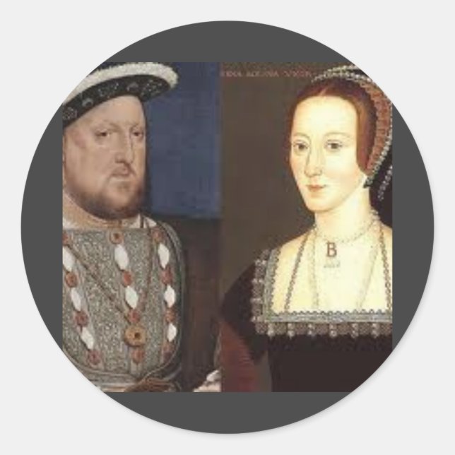 Adesivo Henry 8th e Anne Boleyn (Frente)