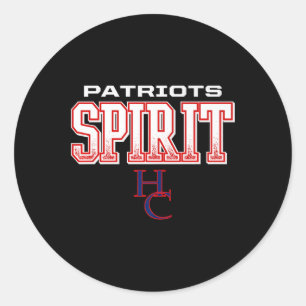 Adesivo Henry County Patriots Logo Spirit Hs