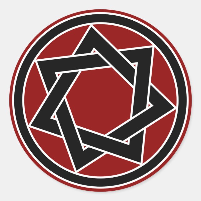 Adesivo Heptagram Negro (Frente)