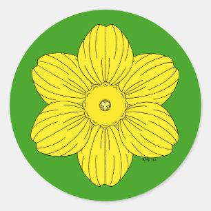 Adesivo Heraldic Daffodil