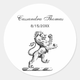 Adesivo Heraldic Lion Crest Emblem