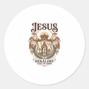 Adesivo Heráldica de Jesus Brasão de Armas Jesus Heráldica