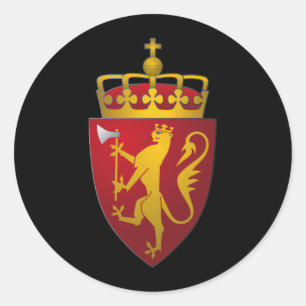 Adesivo Heráldica norueguesa do escandinavo da brasão