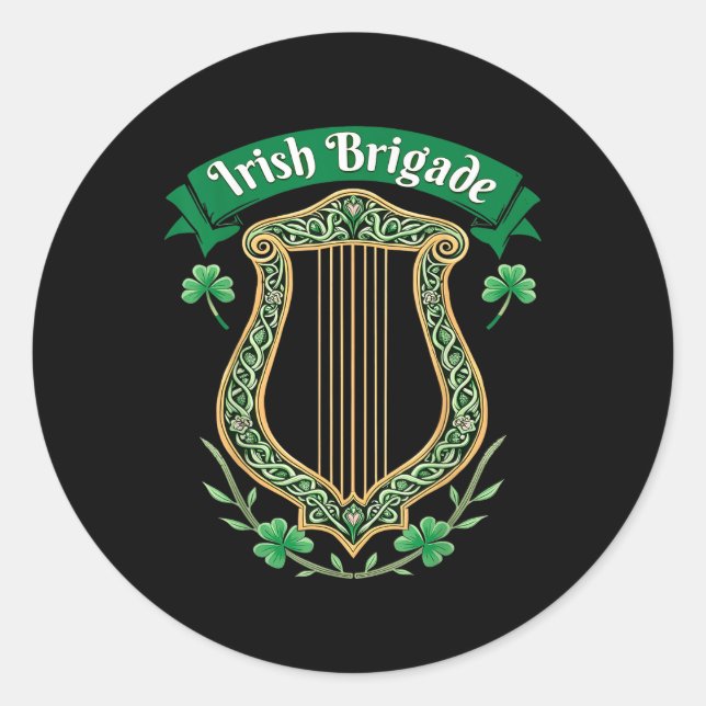 Adesivo Herança da Brigada Celta da Irlanda (Frente)