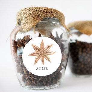 Adesivo Herb Anise Watercolor
