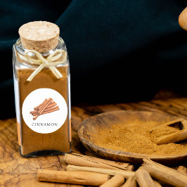 Adesivo Herb Cinnamon Watercolor