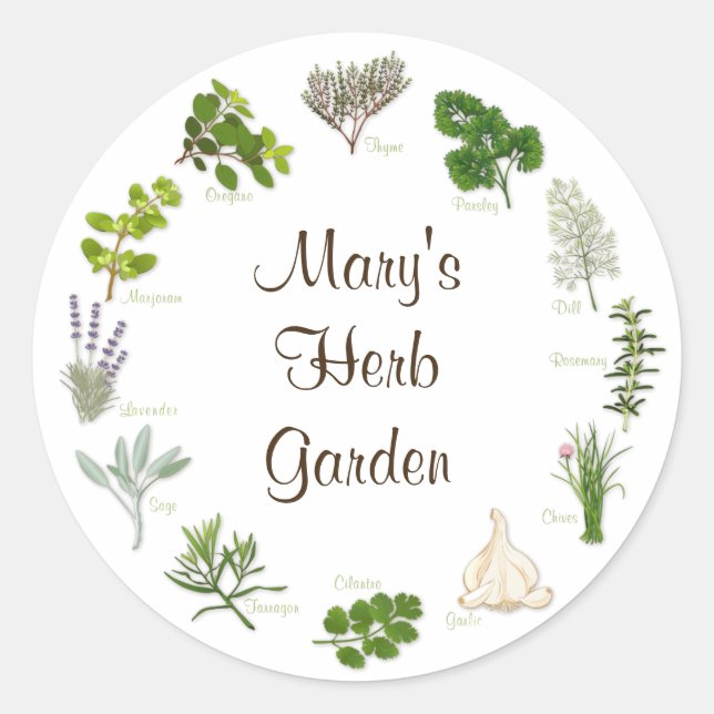 Adesivo Herb Garden Stickers (Frente)