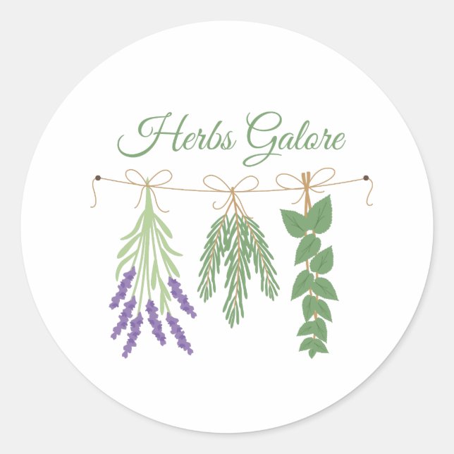 Adesivo Herbs Galore (Frente)