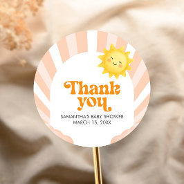 Adesivo Here Comes the Sun Baby Shower