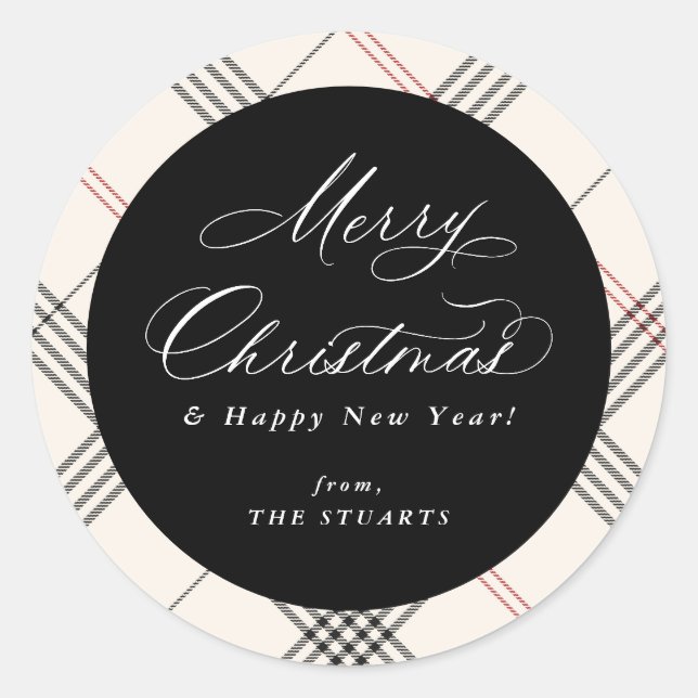 Adesivo HERITAGE | Cream Tartan (Frente)