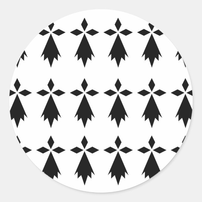 Adesivo hermine bandeira Bretanha (Frente)