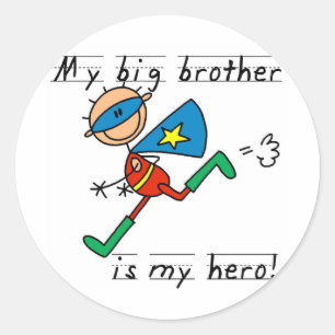 Adesivo Hero Big Brother Camisetas e presentes