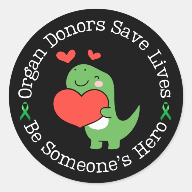 Adesivo Hero Donor Organ Donor Awareness (Frente)