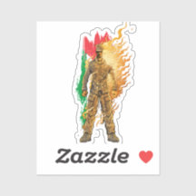 Herói Aaron Bushnell Livre Palestine Sticker