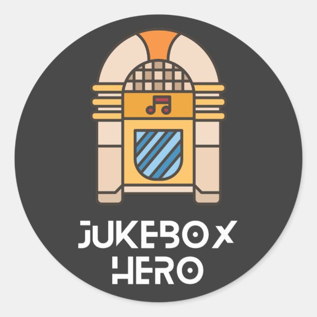 Adesivo Herói da Jukebox (Frente)
