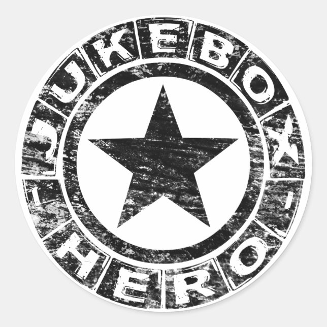 Adesivo Herói do jukebox (Frente)